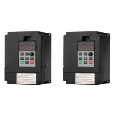 2X Inversor de Accionamiento de Frecuencia Variable de 2.2KW 220V Monofásico Una Trifásico CNC VFD Universal