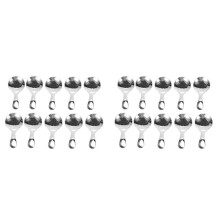 20 Pcs Stainless Steel Short Handle Spoons Salt Spoons Condiments Spoon Dessert Spoon Tea Coffee Spoons,Silver