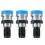 3X BT40-NT40 Pull Stud,BT40-NT40 Converter,BT40 Holder is Converted Into NT40 Holder,Drawbar Thread 1