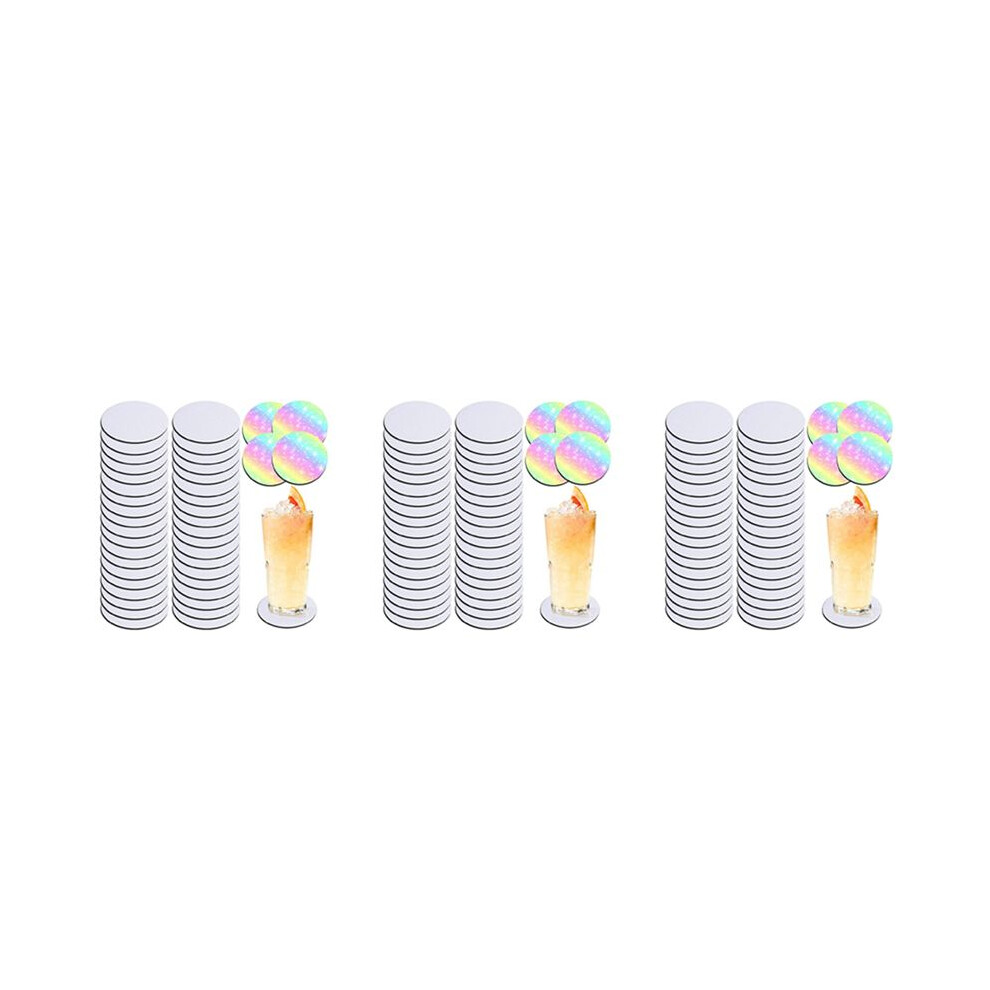 Photos - Massager Round Sublimation Blank Coaster Sublimation Blank Coaster Sublimation Heat Transfer Coaster Hot Pressed Coaster 126Pcs