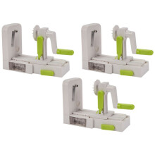 12 Blade Vegetable Spiralizer Folding Veggie Pasta & Spaghetti Potato Vegetable Spiral Cutter Zucchini Slicer