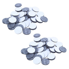 500Pcs Round Shaped Table Chair Furniture Leg Mat Pad Gray