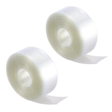 2pcs 10Meters 23mm Width PVC Heat Shrink Wrap Tube Clear for 1 x AA Battery