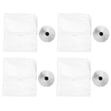 4X AirLock Window Seal for Portable Air Conditioner,400 cm Flexible Cloth Sealing Plate Window Seal with with Zip