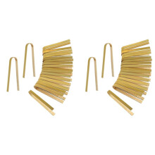 100Pièces Pinces Ustensiles de Cuisine Jetables Pinces En Bambou Pinces à Pain Naturelles pour la Cuisson