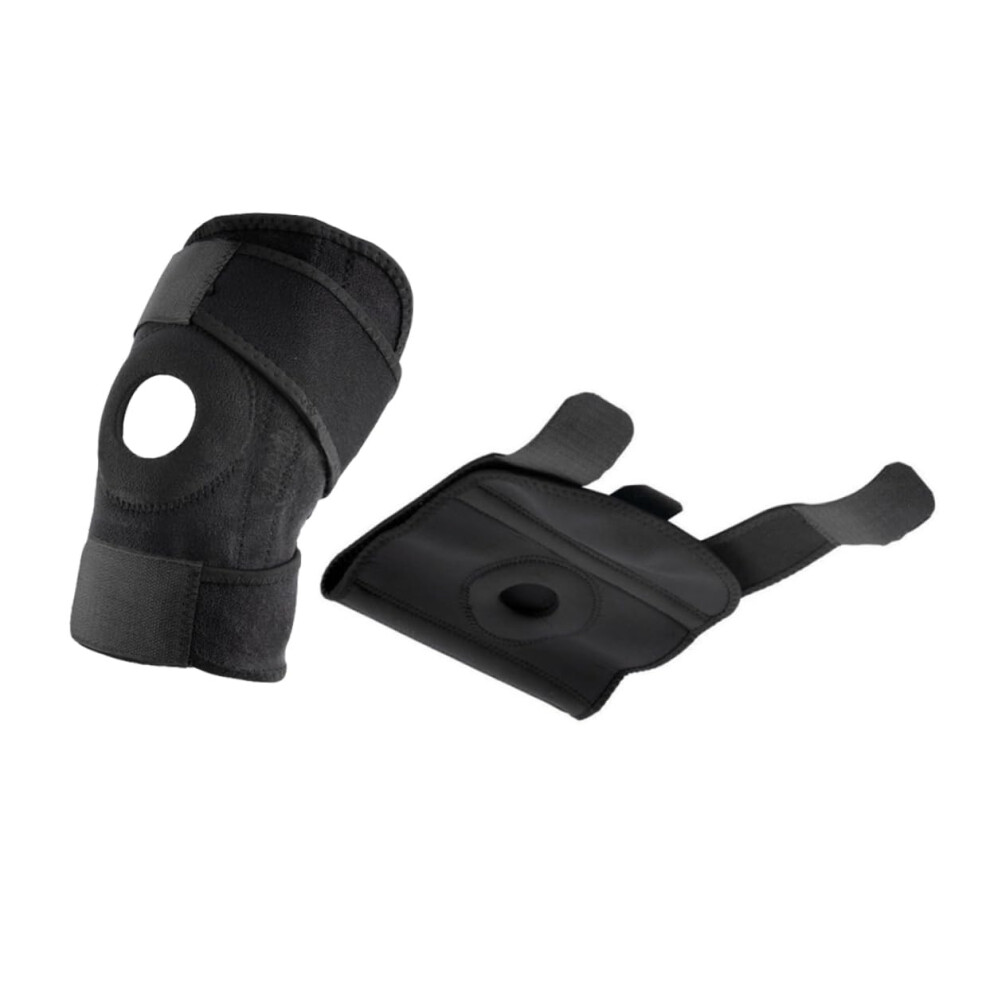 2pcs Adjustable Compression Knee Brace for Pain Relief with Breathable Non Slip Support for Workouts