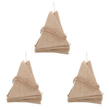 3X 3.7M Rustic Jute Hessian Burlap Lace Bunting Shabby Chic Wedding Banner
