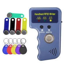 RW1990 TM Copier Kit RFID Duplicator Reader RW1990 I-Button Handheld 125KHz T5577 Keychain EM4305 CET5200 TM Chip Cards