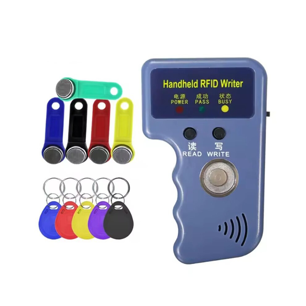 Rw1990 Tm Copier Kit Rfid Duplicator Reader Rw1990 I-Button Handheld 125Khz T5577 Keychain Em4305 Cet5200 Tm Chip Cards 4713051516043