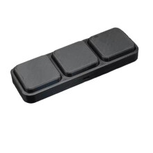 Übergroße 3-Tasten-Tastatur mit Benutzerdefinierten Funktionen: Kopieren, Einfügen, Ausschneiden, Tastenkombinationen, Programmierung Von Makros,