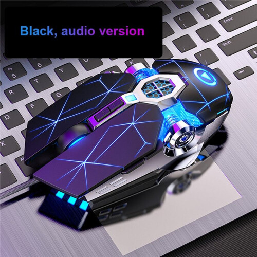 Professional Wired Gaming Mouse 6 Button 3200DPI LED Optical USB Computer Mouse Game Mice Silent Mouse for PC Laptop-A 1