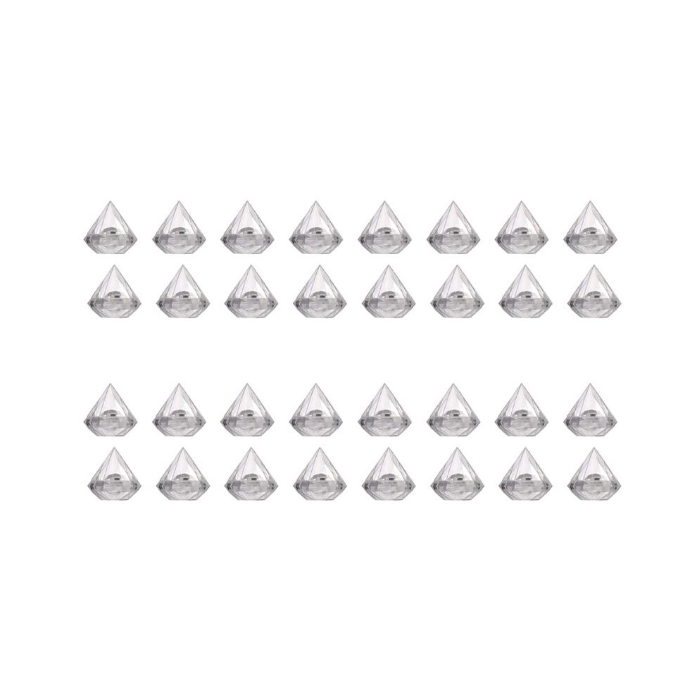 96Pcs Transparent Diamond Shape Candy Box Wedding Favor Gift Boxes Party Box Clear Plastic Container Home Decor Gift 4711301393833