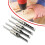 4pc HSS Square Hole Drill Set,Woodworking Mortising Chisel Bit,Auger Drill Tools for DIY Drill Tool Making,Drill Tool 2