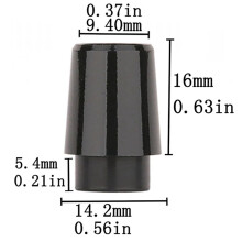 24Pcs Ferrules Compatible with Irons 0.370 Inch Tip Irons Shaft Club Shafts Sleeve Adapter
