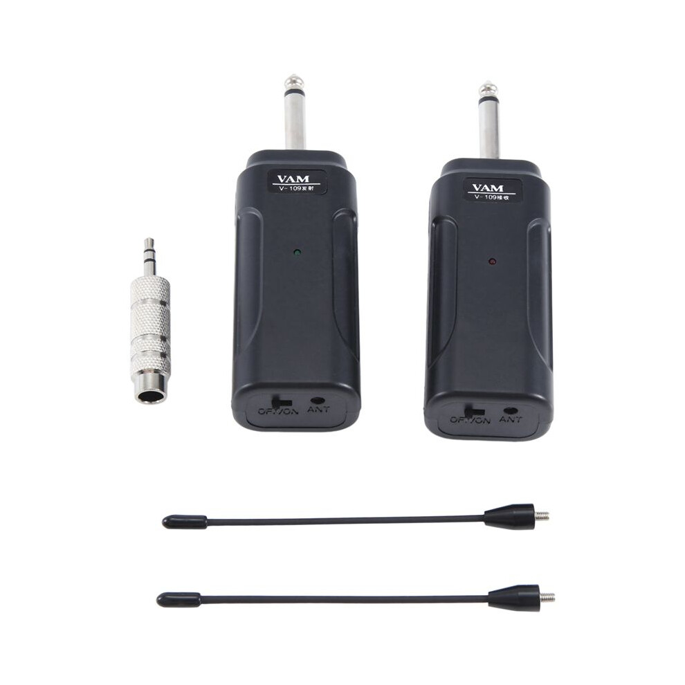 Portable Wireless Audio Guitar Transmitter Receiver System For Electric Guitar Bass Electric Violin Musical Instrument Wireless Receiver 6033474023712
