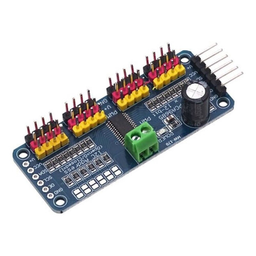 16 Channel PWM Servo Drive Board Robot Controller IIC Interface Driver Module PCA9685 for Raspberry Pi 2