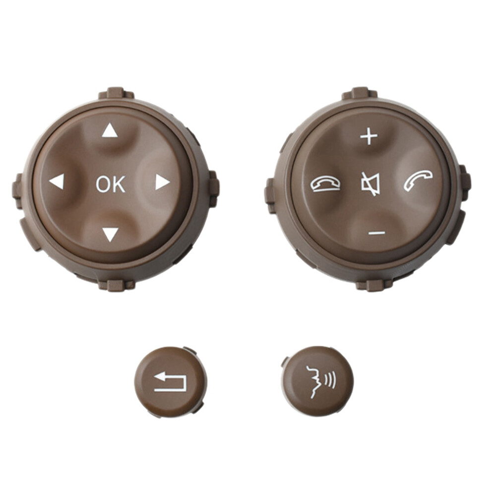 Car Multifunction Steering Wheel Button For W221 S-Class S280 S300 S350 S400 Dark/Yellow 6033687997862
