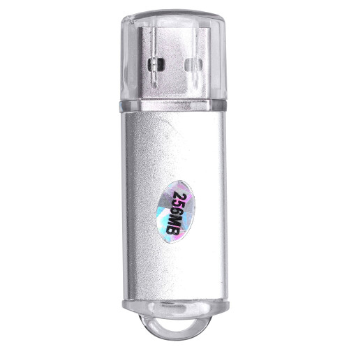 USB 2.0 Flash Memory Stick Pen Drive Storage Thumb Color:Silver Capacity:256MB 1