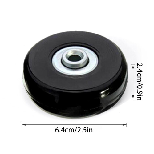 60mm Luggage Replacement Wheels Set with Durable Rubber Suitcase  Kit for Smooth Rolling 1