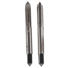 2pcs 6mm Dia. Straight Screw Flute Machine Taper Tap Drill Bit Tool
