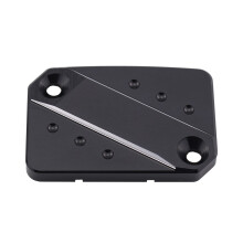 Motorrad Bremse FlüSsigkeits BehäLter Deckel Abdeckung für V7 Racer V7 Stone (Schwarz)