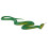3X Simulation Plüschtier Schlange Simulation Snake Rubber Tip Toy -GrüN 3