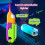 Foldable Butane Refillable Lighter with Adjustable Flame Control and Windproof Ignition Head, Color 2 2