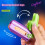Foldable Butane Refillable Lighter with Adjustable Flame Control and Windproof Ignition Head, Color 2 4