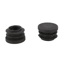 Mesa Redonda Silla Pata Tubo Inserto Tubo Tapa Final 19mm Dia 90Pcs Negro