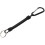 2X Key , con Moschettone E Cavo A Spirale, 13 cm, Colore Casuale 2