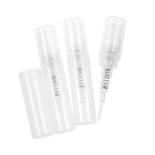 60Pcs Clear 2Ml Atomizer Plastic Bottle Spray Disposable Perfume Empty Sample Bottle for Travel Party 2
