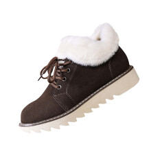 Women's Snow Boots Warm Thick Sole Plush Short Tube Anti‑Slip Winter Fashion Shoes