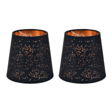 2X Abat-Jour de Type Bulle En Tissu Abat-Jour Simple Couvercle de Lampe de Plafond Accessoire de Lumière pour la Maison