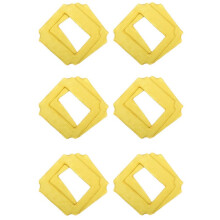 12Pcs Mops for Robot Window Cleaner for Win660 / RL880 /RL1188 Glass Cleaner,12Pcs Yellow Mops