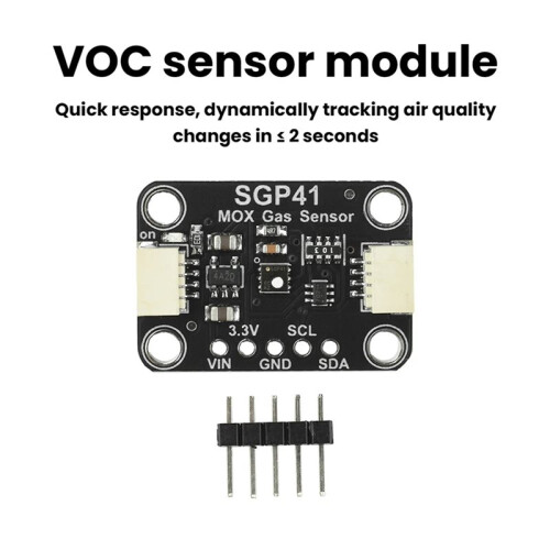 SGP41 VOC Sensor Module Dual Gas Environment Detection Industrial Wide Temperature Range STEMMA QT/Qwiic Interface 1