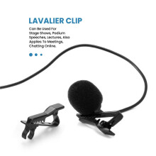 5Pcs Microphone Iron Clip Tie C-Type Mic Lapel Microphone Accessories for Collar Clips for Condenser Microphones