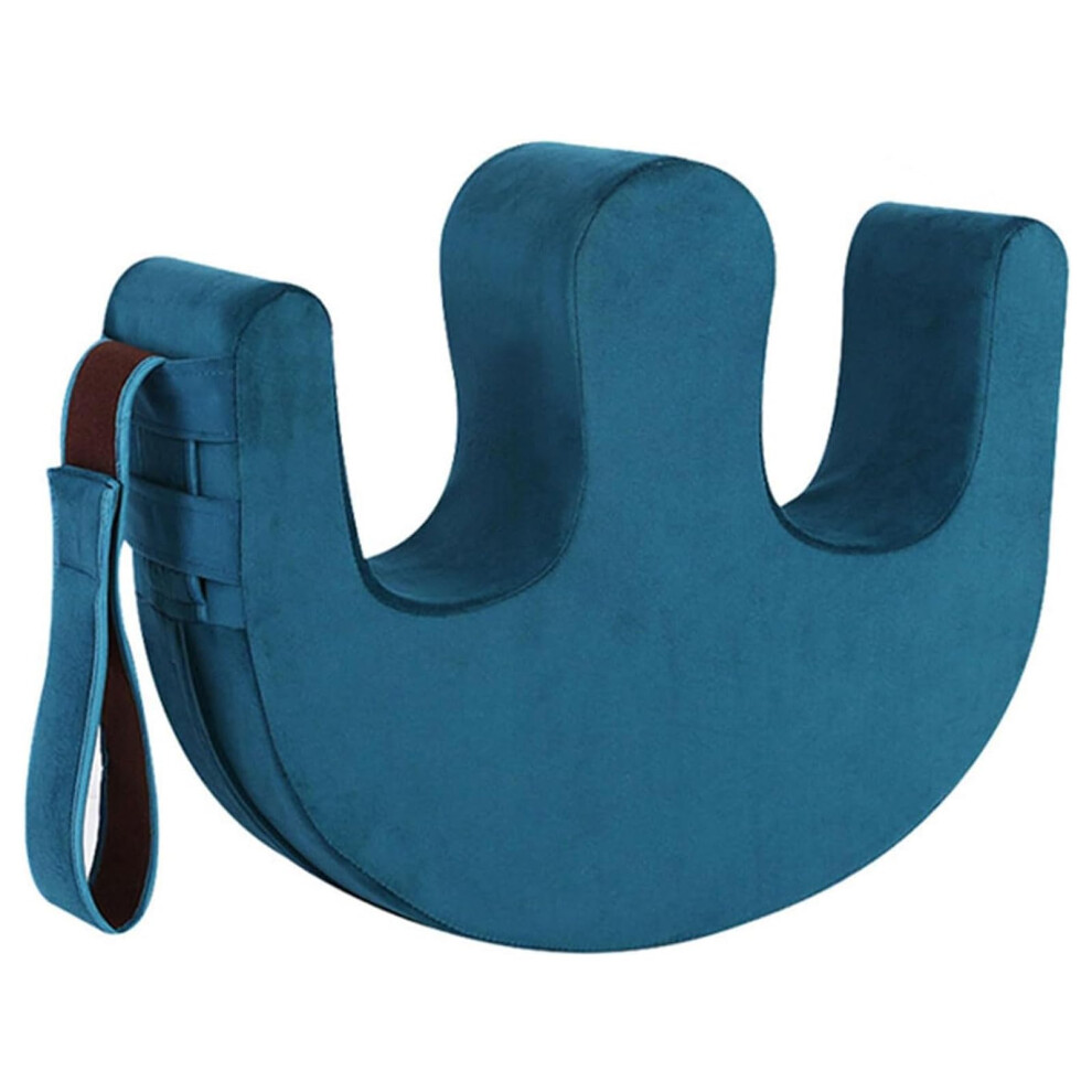 Patient Transfer Device with Fixed Extension Strap, Soft Flannel Turning Aid for Elderly and Bedridden