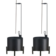 2 Pack Incense Burner, Anti-Ash Flying Metal Incense Holder,Incense Holder for Sticks,Perfect for Meditation Yoga, Home
