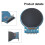 4PCS .28 Inch Circular TFT Display 240x240 Resolution, GC9A01 Driver Chip Compatible, SPI Interface IPS Screen 8