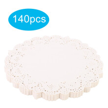 Lace Paper Doilies, 8.5 Inch Round Disposable Decorative Placemats For Elegant Wedding Decorations And Festive Events