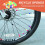 108Pcs Bicycle Round Decorative Colored Beads Spokes Decorations Plastic Cilp Spoke Beads 3