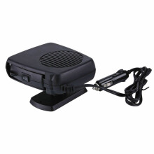 2pc 24v Car Heater, Portable Car Heater and Defroster, Windshield Defogger, Calenton Para Carro, 360 Rotation (Black)