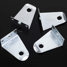 8X Metal Hold Down Brackets and Pins, Blind Brackets Blind Holder Replacements for Horizontal Blind Shades Window