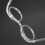 4X Glasses Shape Straw to Drink - Clear 9