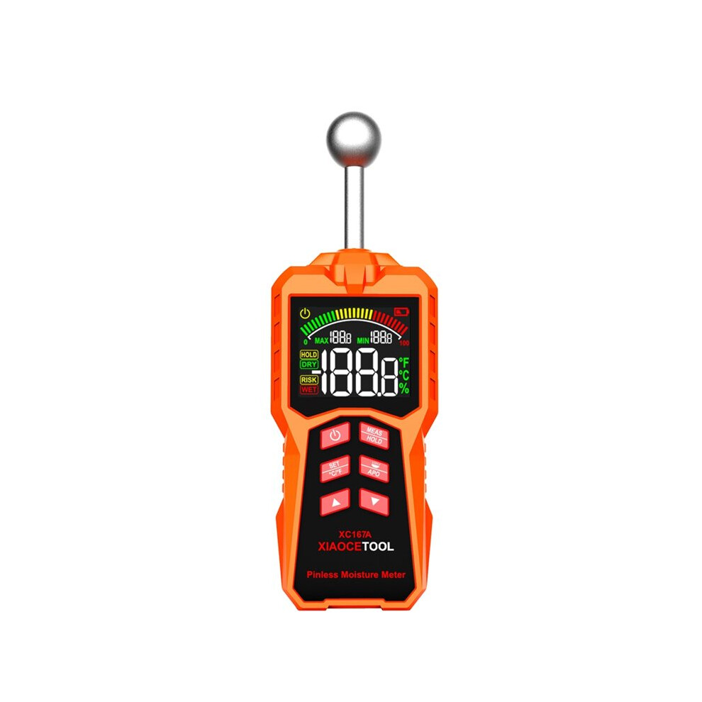 Xiaocetool Xc167a Pinless Moisture Meter Timber Damp Detector Wall Floor Leak Detector Wood Moisture Meter 6033081088074