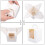 100 PCS Single Cupcake Boxes White Individual Cupcake Carrier Holders with Window Inserts for Bakery Wrapping Packaging 9