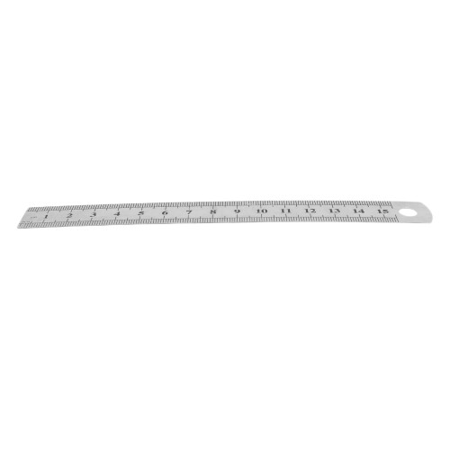 3pcs 15cm 6 Inch Stainless Metal Ruler Measuring Tool 2