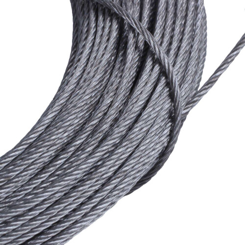 2X STAINLESS Steel Wire Rope Cable Rigging Extra, Length:15M Diameter:1.0mm