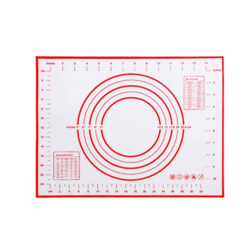Large 60cm Silicone Baking Mat NonStick Dough Rolling Pad Easy Clean for Kitchen Pastry