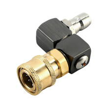 360 Degree Rotating Copper Sprays Nozzle 1/4 Inch Garden-Black